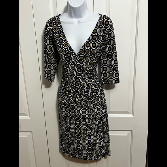 ❌SOLD❌ Mue Gabrielle Geometric Print Dress - Large - Picture 2 of 4